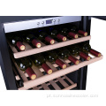 Display digital do compressor 118L construído em um refrigerador de vinho